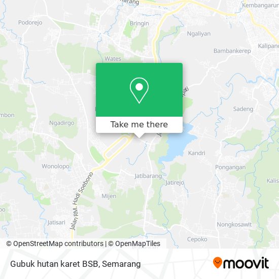 Gubuk hutan karet BSB map