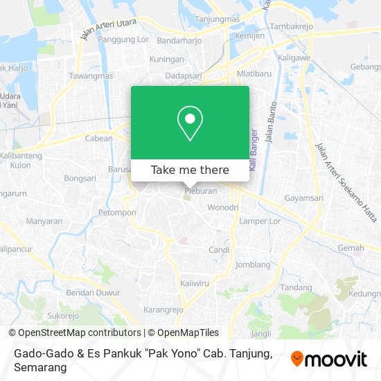 Gado-Gado & Es Pankuk "Pak Yono" Cab. Tanjung map