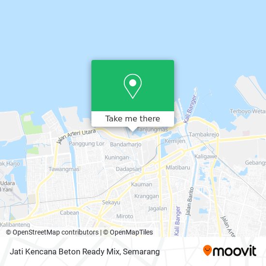 Jati Kencana Beton Ready Mix map