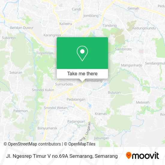 Jl. Ngesrep Timur V no.69A Semarang map