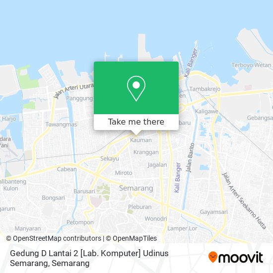 Gedung D Lantai 2 [Lab. Komputer] Udinus Semarang map