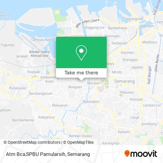 Atm Bca,SPBU Pamularsih map