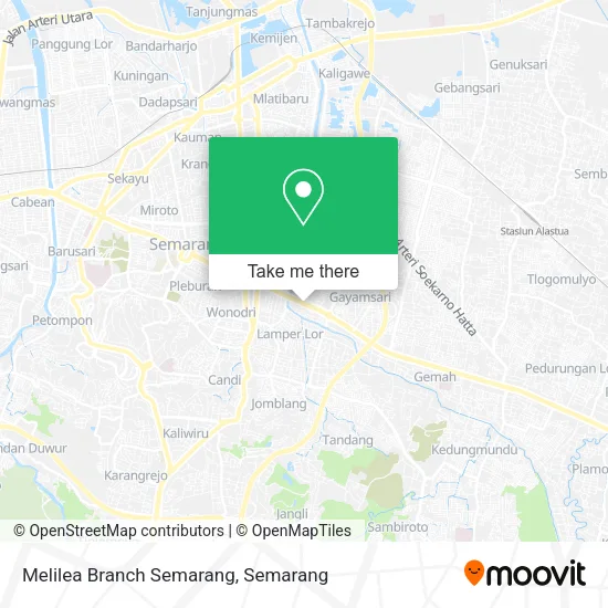 Melilea Branch Semarang map