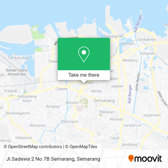 Jl.Sadewa 2 No.7B Semarang map