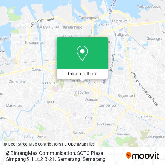 @BintangMas Communication, SCTC Plaza Simpang5 II Lt.2 B-21, Semarang map