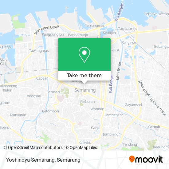 Yoshinoya Semarang map