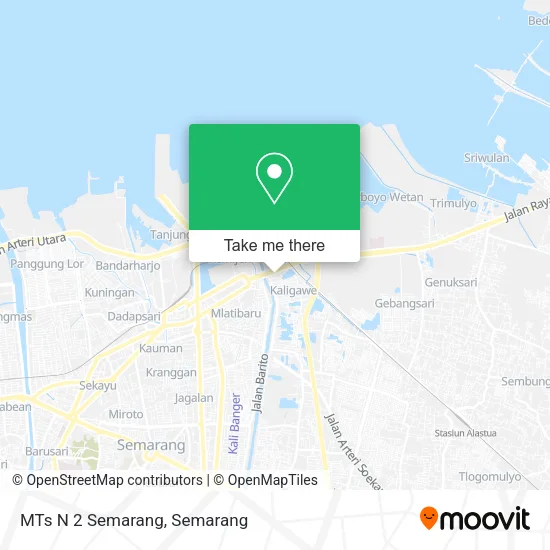 MTs N 2 Semarang map