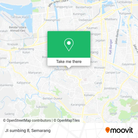 Jl sumbing 8 map