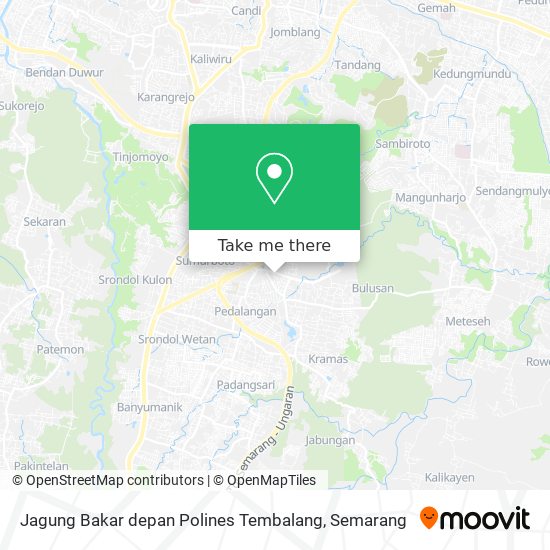 Jagung Bakar depan Polines Tembalang map
