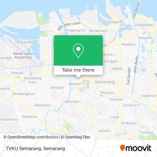 TVKU Semarang map