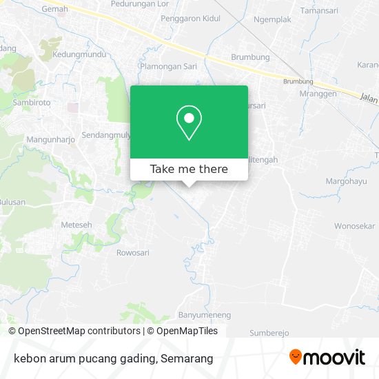 kebon arum pucang gading map