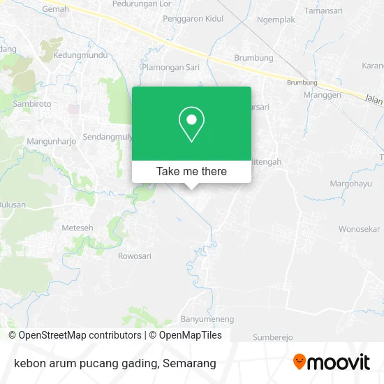 kebon arum pucang gading map