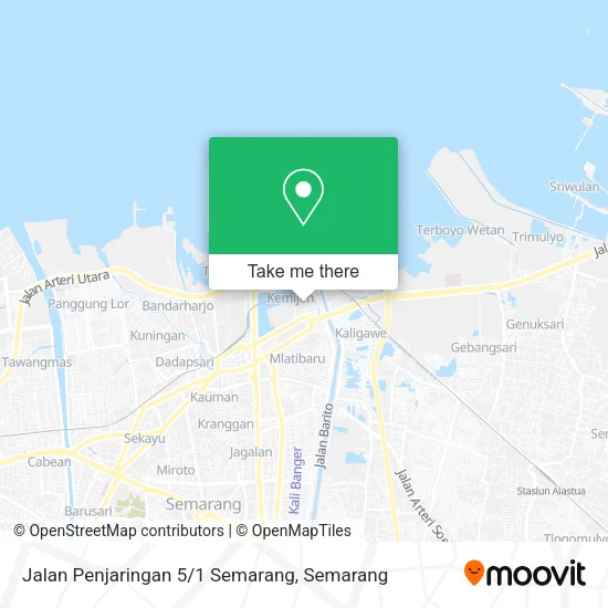 Jalan Penjaringan 5/1 Semarang map