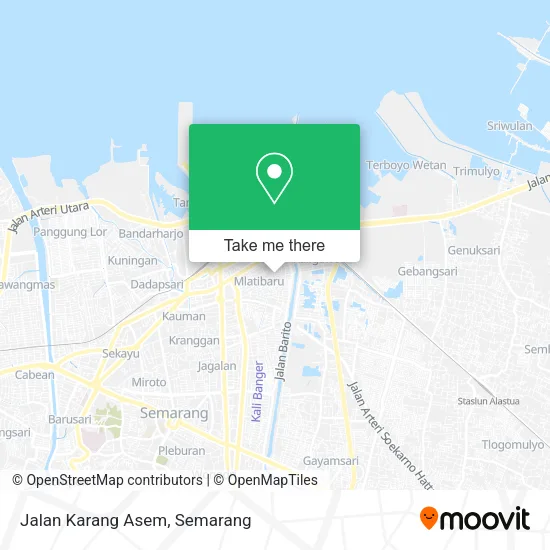 Jalan Karang Asem map