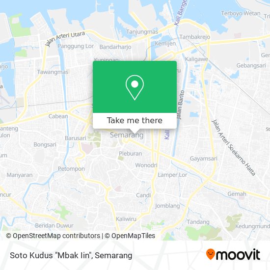 Soto Kudus "Mbak Iin" map