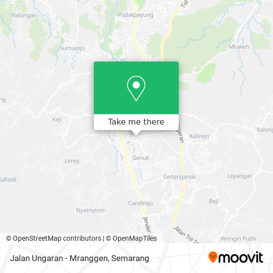 Jalan Ungaran - Mranggen map