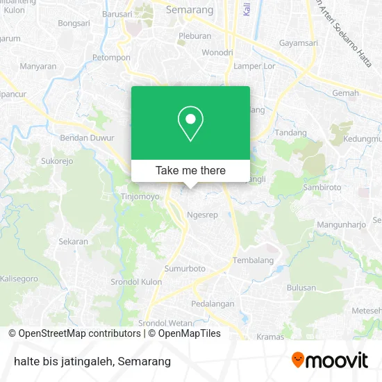 halte bis jatingaleh map