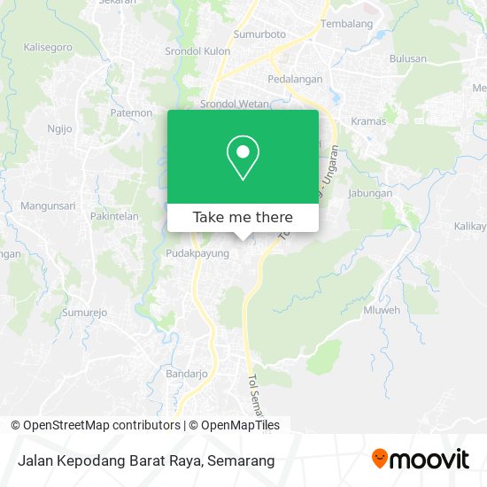 Jalan Kepodang Barat Raya map