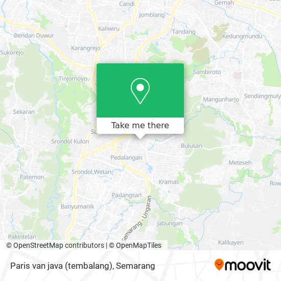 Paris van java (tembalang) map