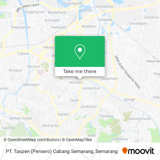 PT. Taspen (Persero) Cabang Semarang map