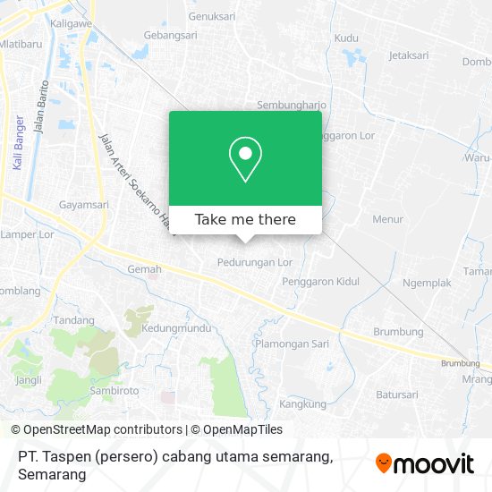 PT. Taspen (persero) cabang utama semarang map