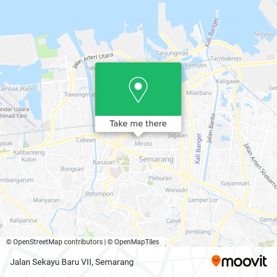 Jalan Sekayu Baru VII map