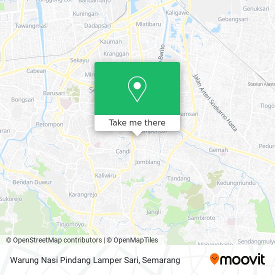 Warung Nasi Pindang Lamper Sari map