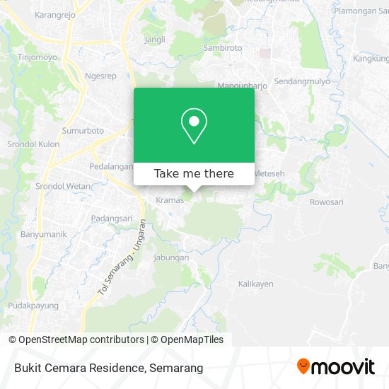 Bukit Cemara Residence map