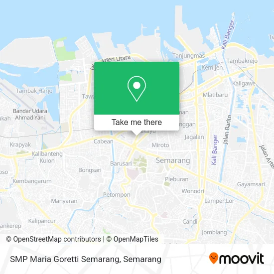 SMP Maria Goretti Semarang map