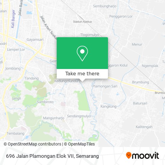 696 Jalan Plamongan Elok VII map