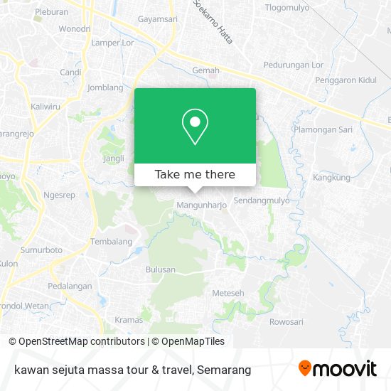 kawan sejuta massa tour & travel map