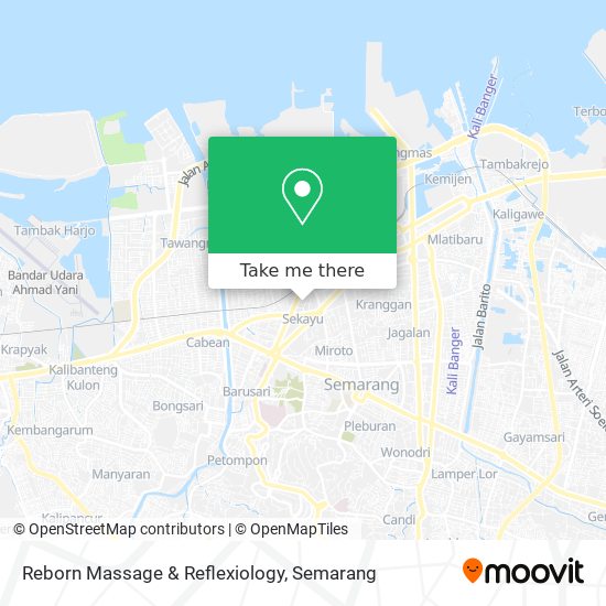 Reborn Massage & Reflexiology map