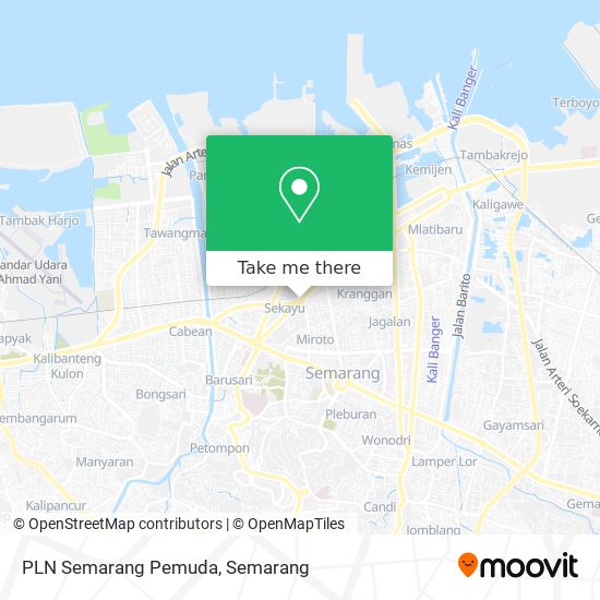 PLN Semarang Pemuda map