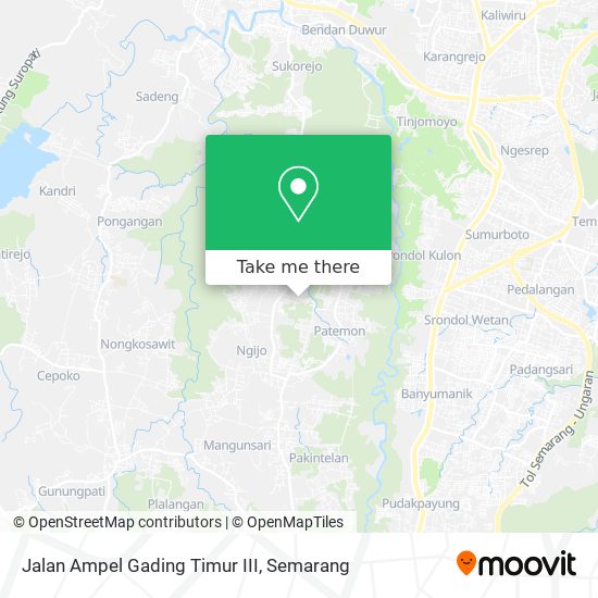 Jalan Ampel Gading Timur III map