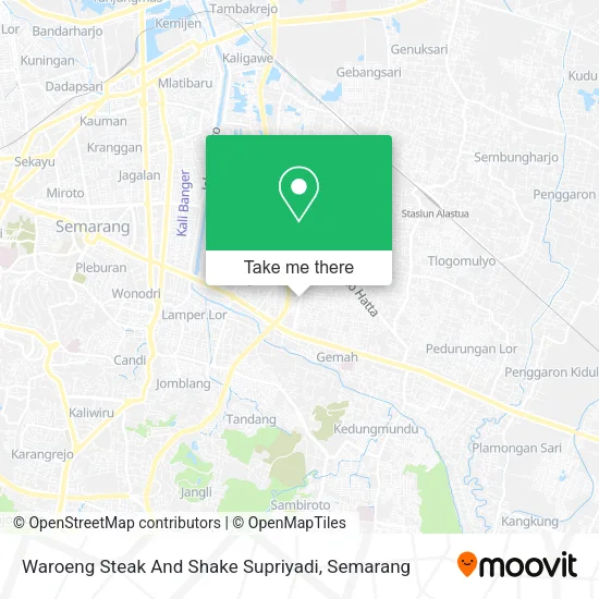 Waroeng Steak And Shake Supriyadi map