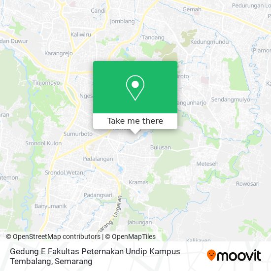 Gedung E Fakultas Peternakan Undip Kampus Tembalang map