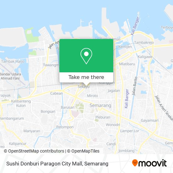 Sushi Donburi Paragon City Mall map