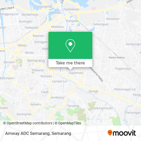 Amway ADC Semarang map