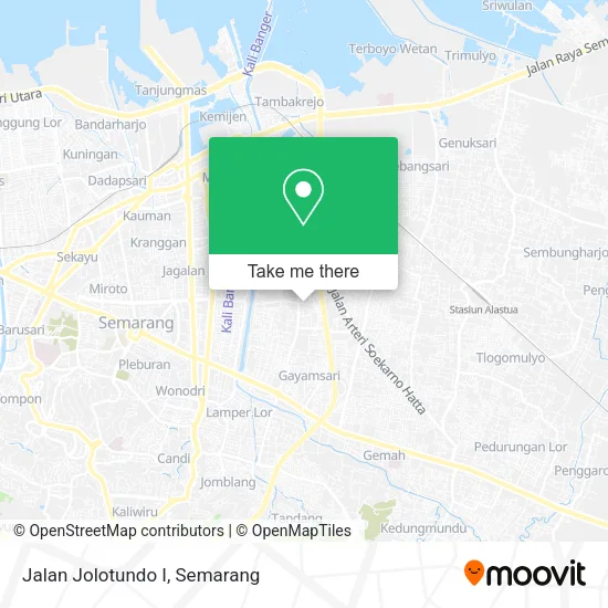 Jalan Jolotundo I map