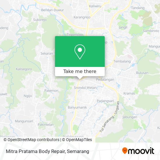 Mitra Pratama Body Repair map