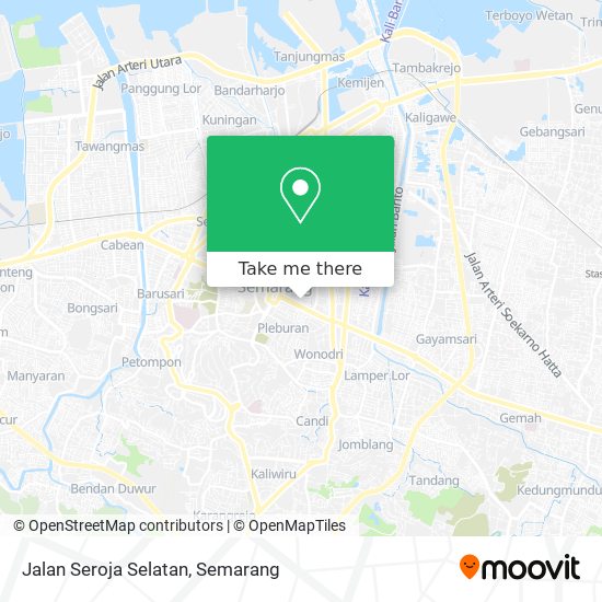 Jalan Seroja Selatan map