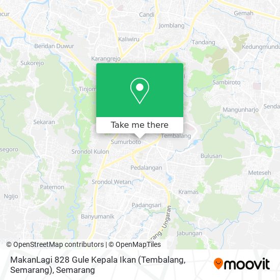 MakanLagi 828 Gule Kepala Ikan (Tembalang, Semarang) map