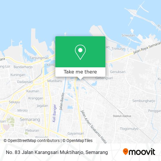 No. 83 Jalan Karangsari Muktiharjo map