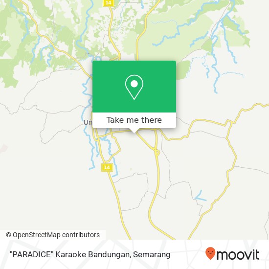 "PARADICE" Karaoke Bandungan map