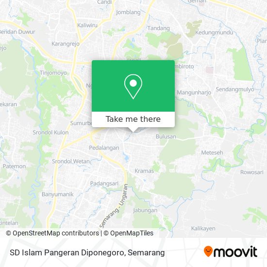 SD Islam Pangeran Diponegoro map
