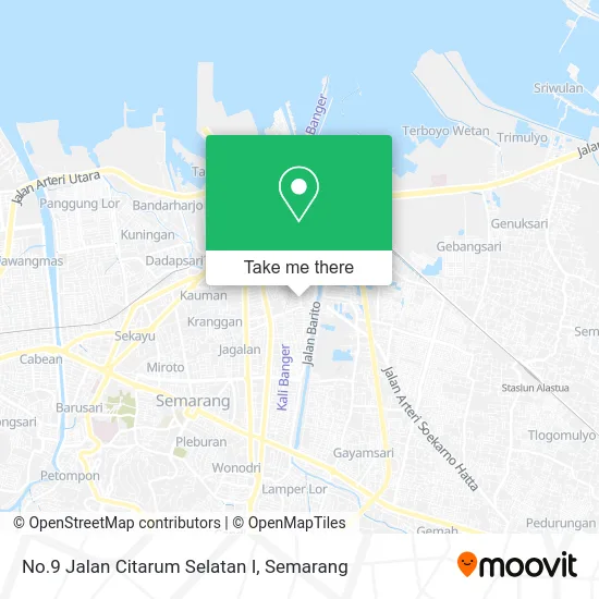 No.9 Jalan Citarum Selatan I map