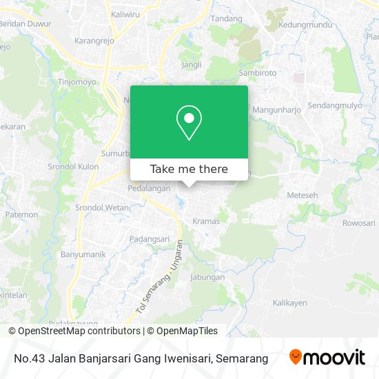 No.43 Jalan Banjarsari Gang Iwenisari map