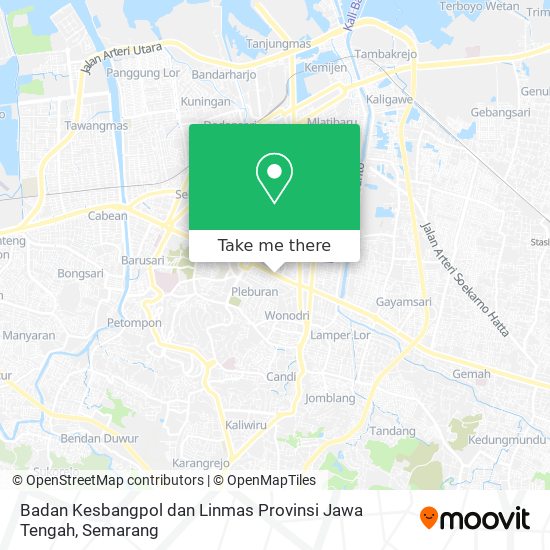 Badan Kesbangpol dan Linmas Provinsi Jawa Tengah map