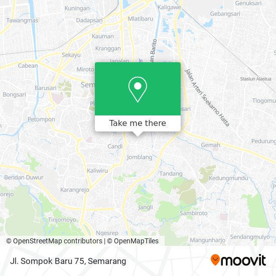 Jl. Sompok Baru 75 map