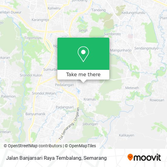 Jalan Banjarsari Raya Tembalang map